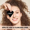 FACEMADE 6 Pcs Triangle Velour Face Powder Puff Set with Case, Wet and Dry Use Beauty Makeup Tool